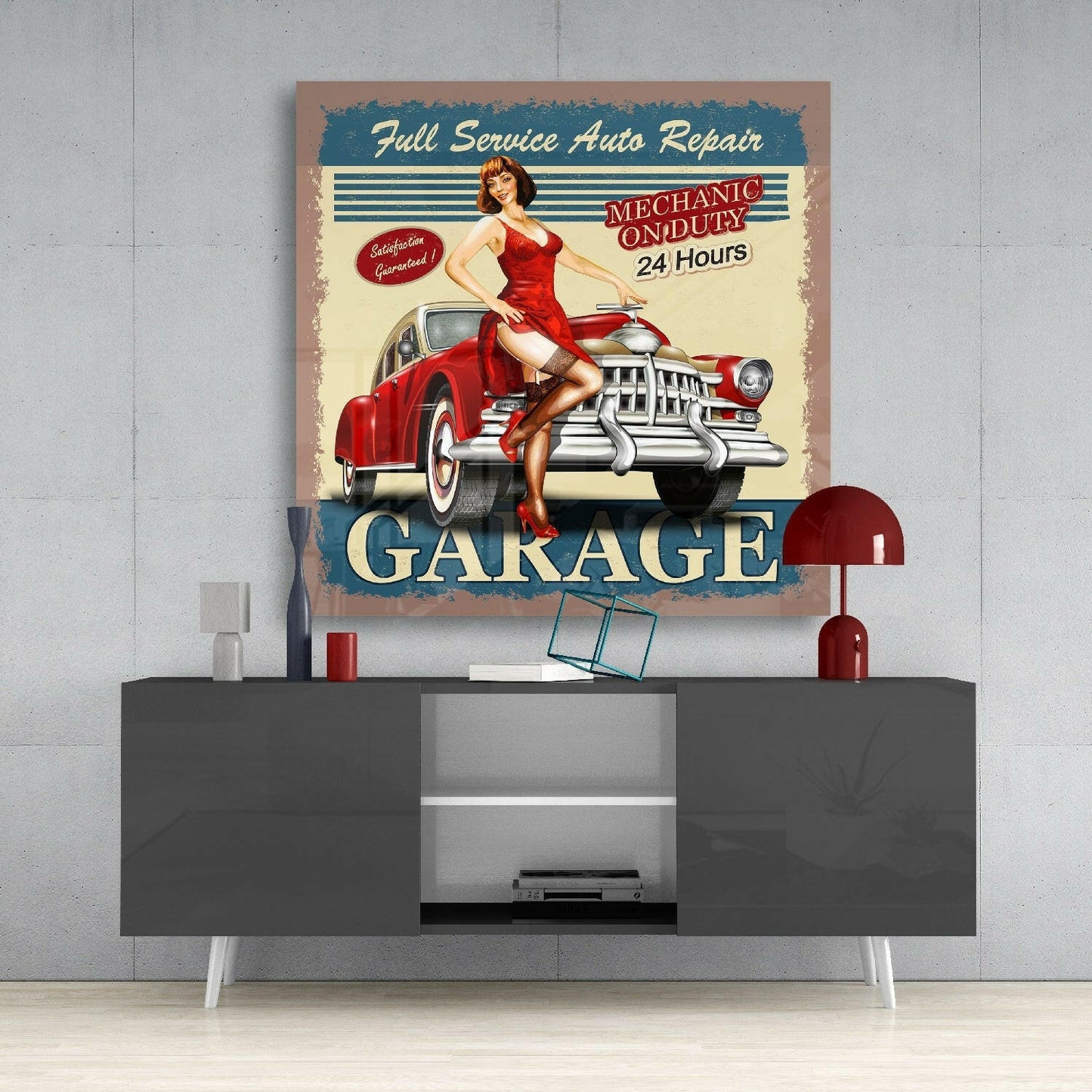 Insigneart USA Insigneart USA Retro Glass Wall Art