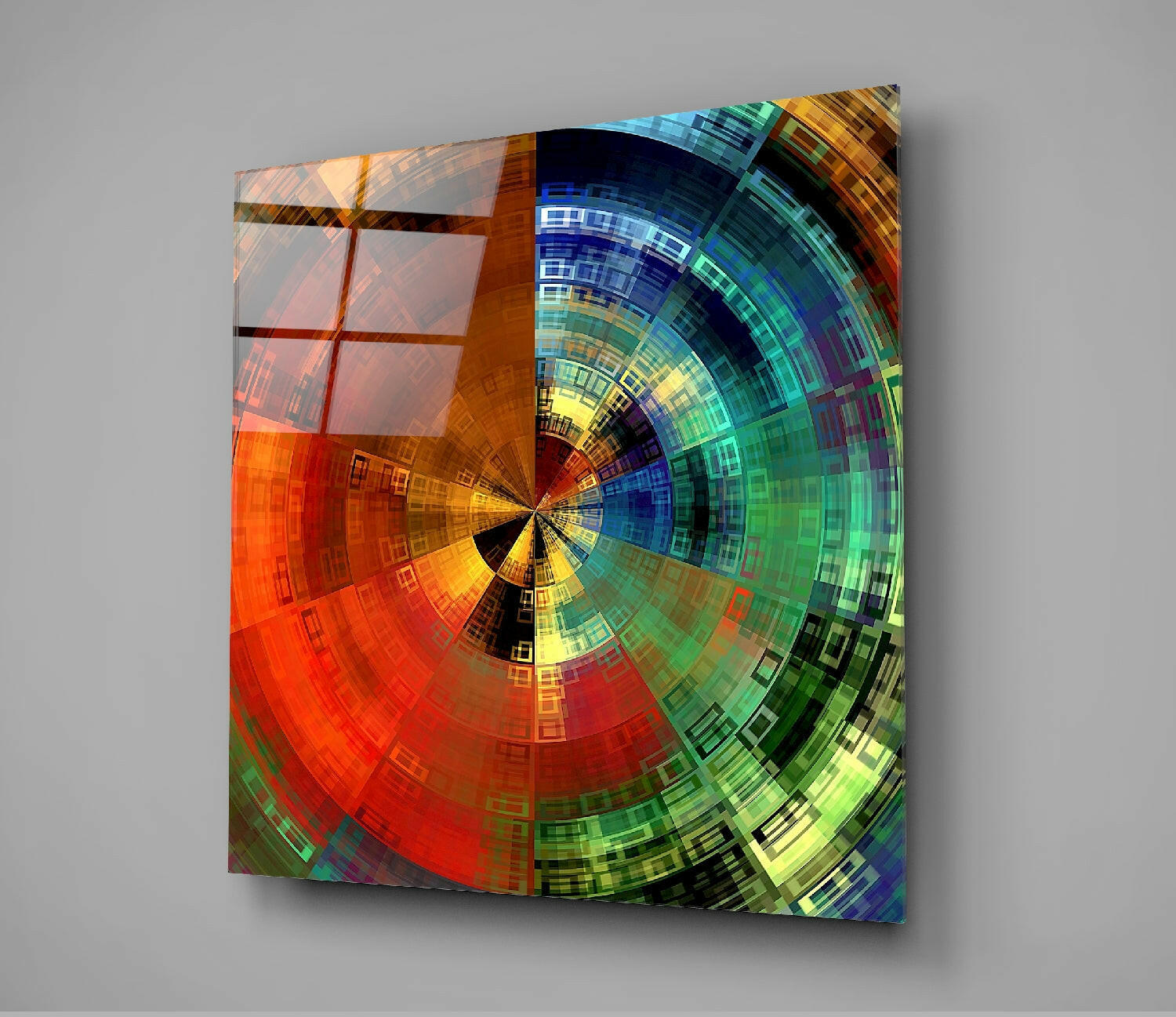 Insigneart USA Insigneart USA Color Wheel Glass Wall Art