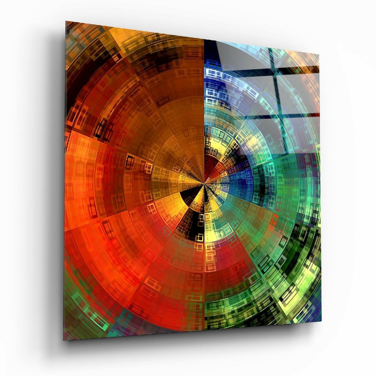 Insigneart USA Insigneart USA Color Wheel Glass Wall Art