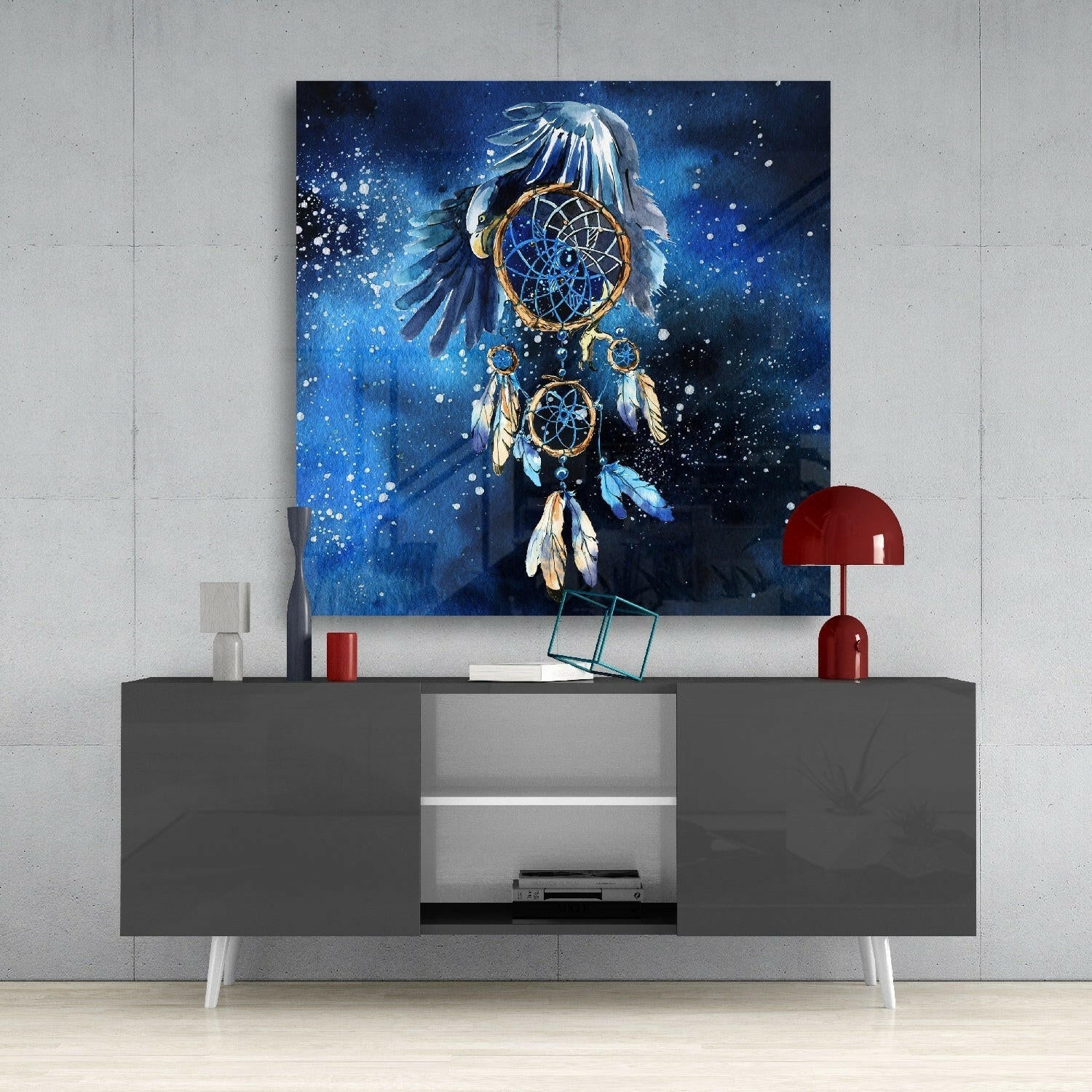 Insigneart USA Insigneart USA Dream Catcher Glass Wall Art