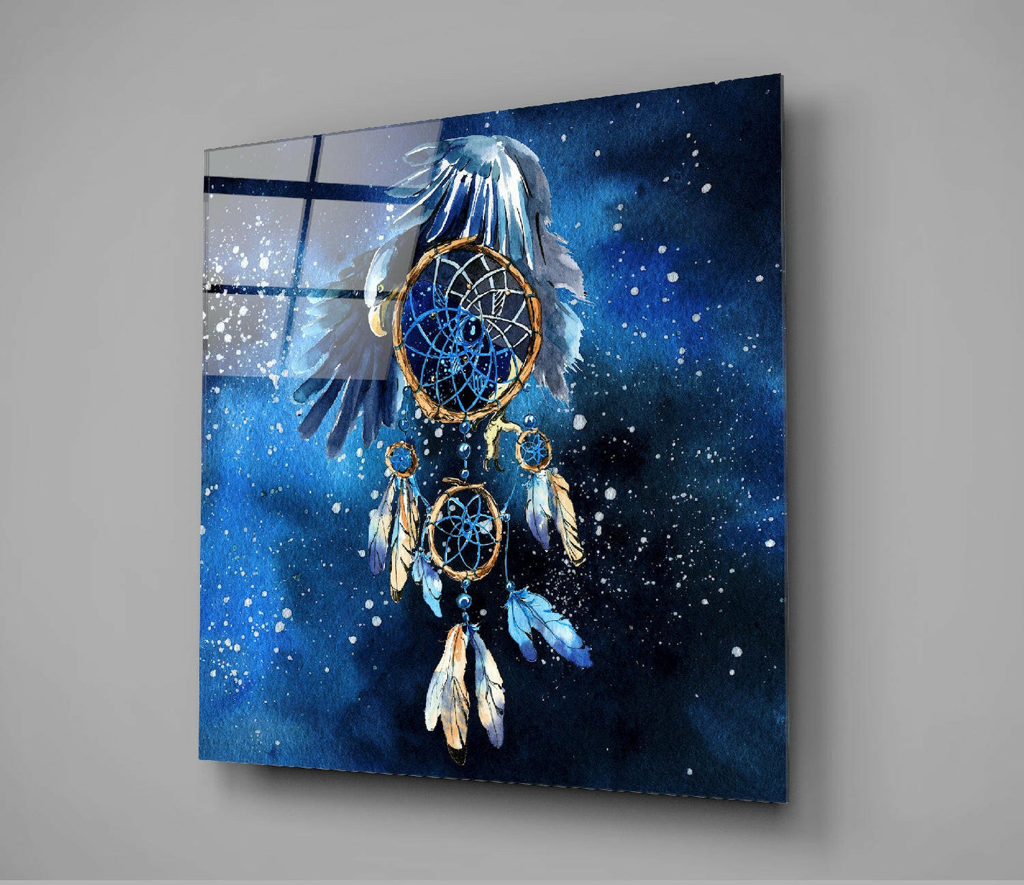 Insigneart USA Insigneart USA Dream Catcher Glass Wall Art