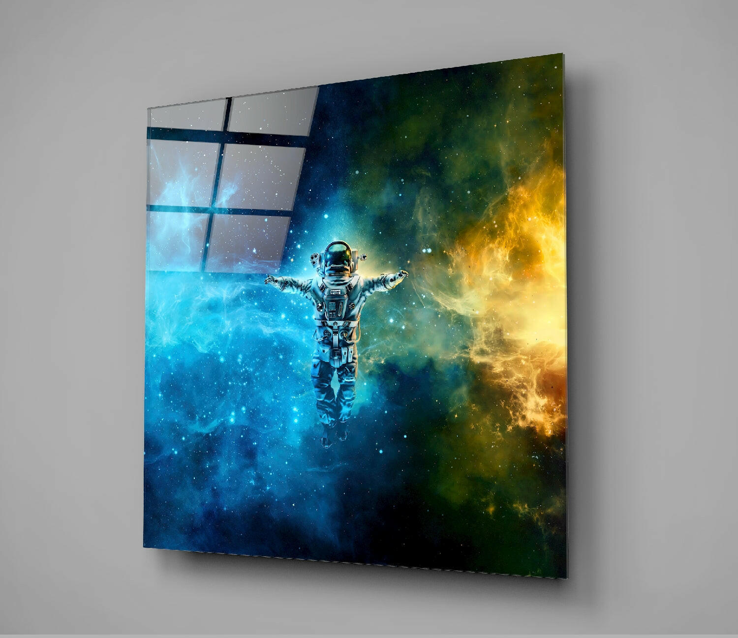Insigneart USA Insigneart USA Astronaut in Space Glass Wall Art
