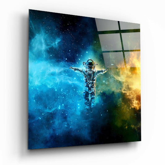 Insigneart USA Insigneart USA Astronaut in Space Glass Wall Art