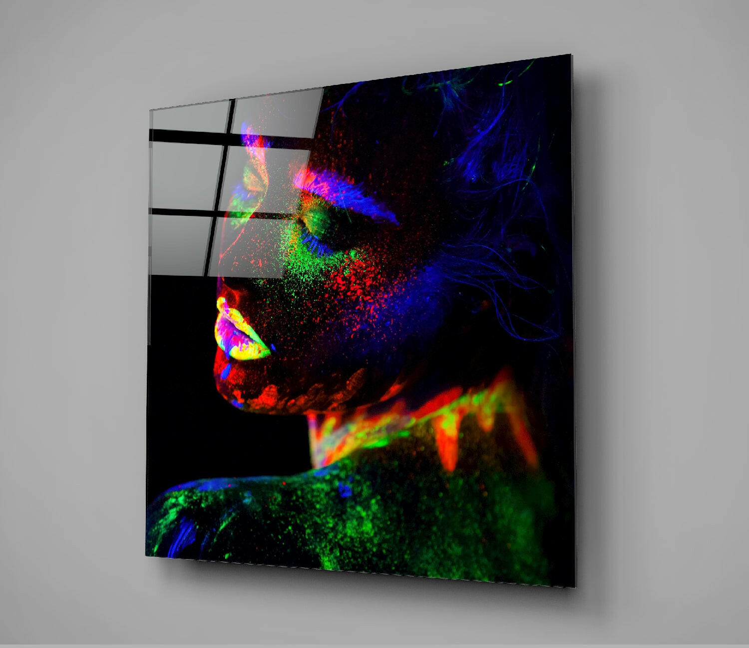 Insigneart USA Insigneart USA Neon Color Makeup Glass Wall Art