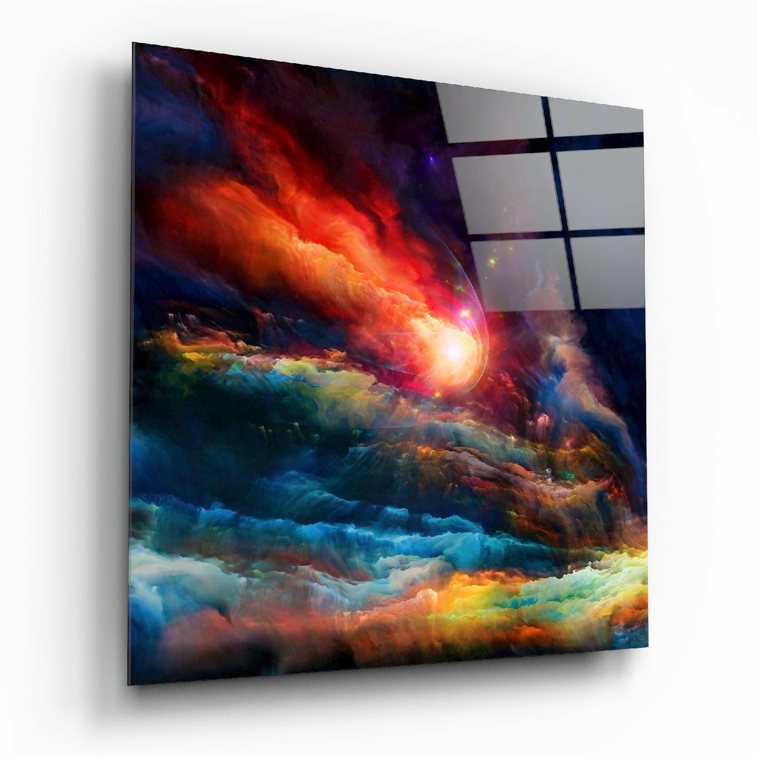 Insigneart USA Insigneart USA Colors of Space Glass Wall Art