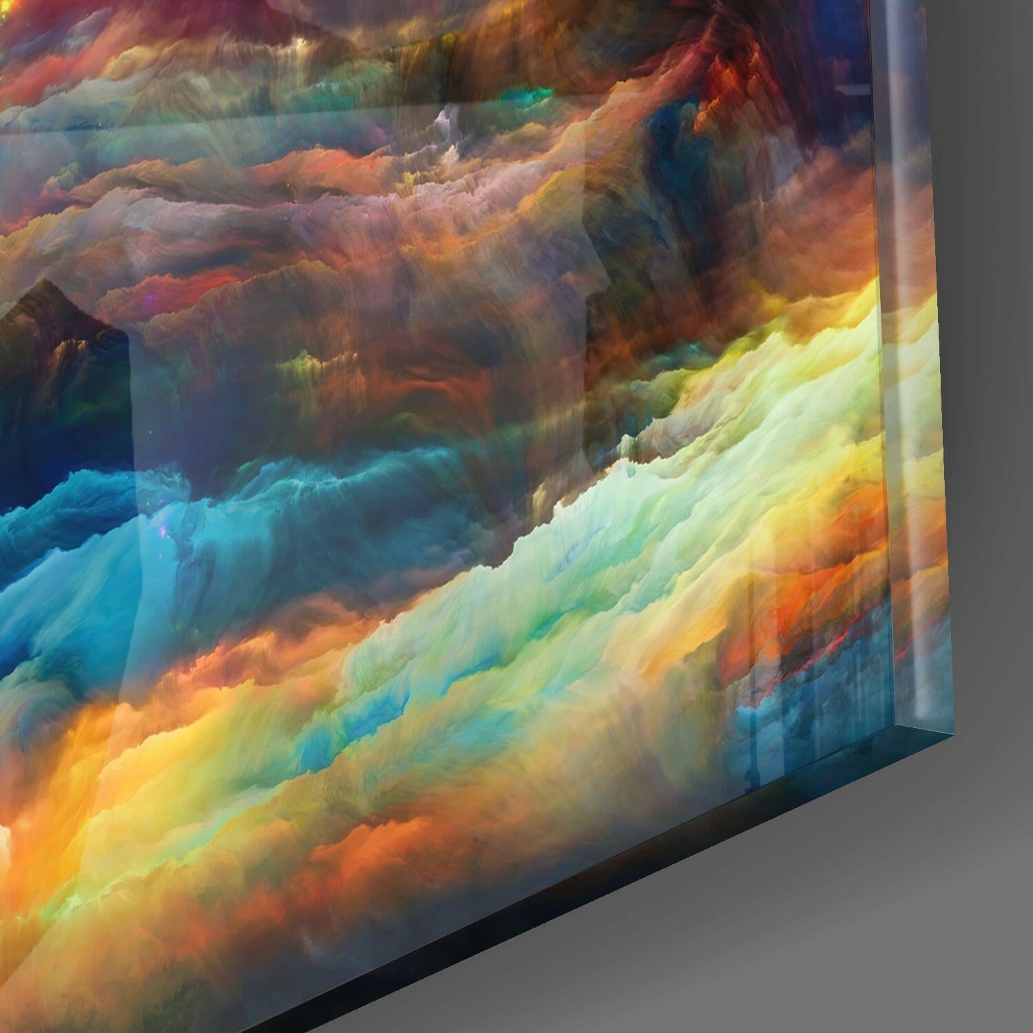 Insigneart USA Insigneart USA Colors of Space Glass Wall Art