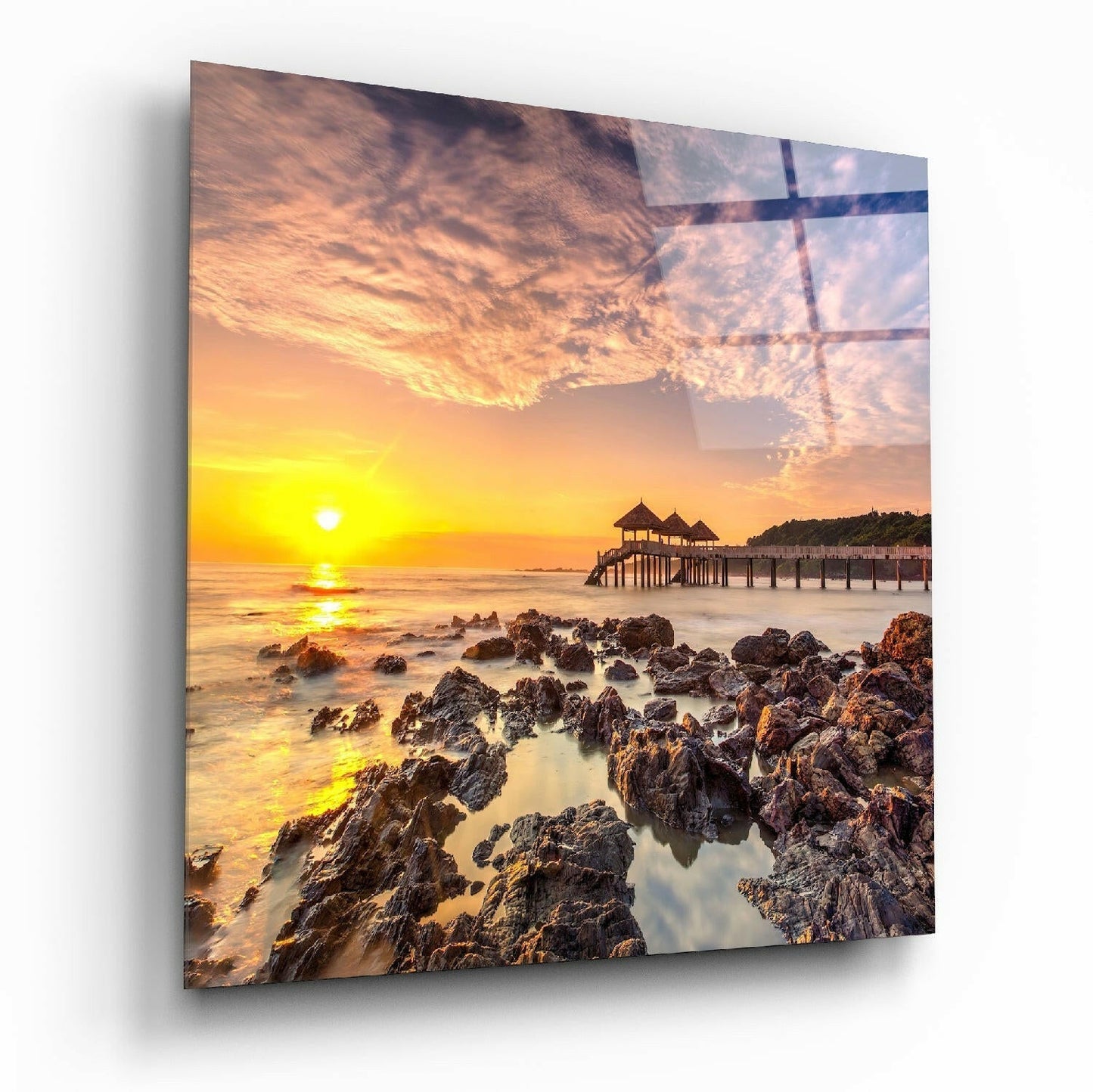 Insigneart USA Insigneart USA Sunrise Glass Wall Art