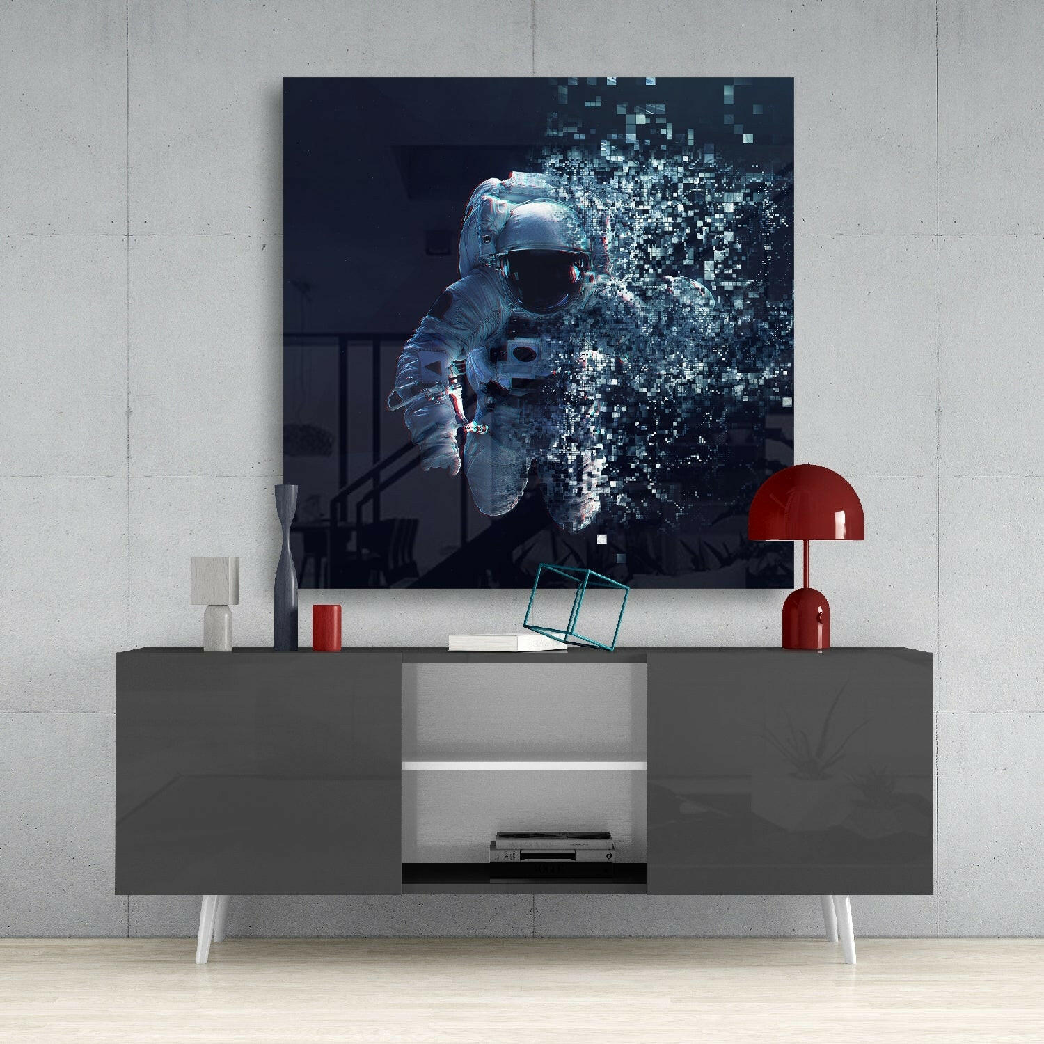 Insigneart USA Insigneart USA Astronaut Glass Wall Art