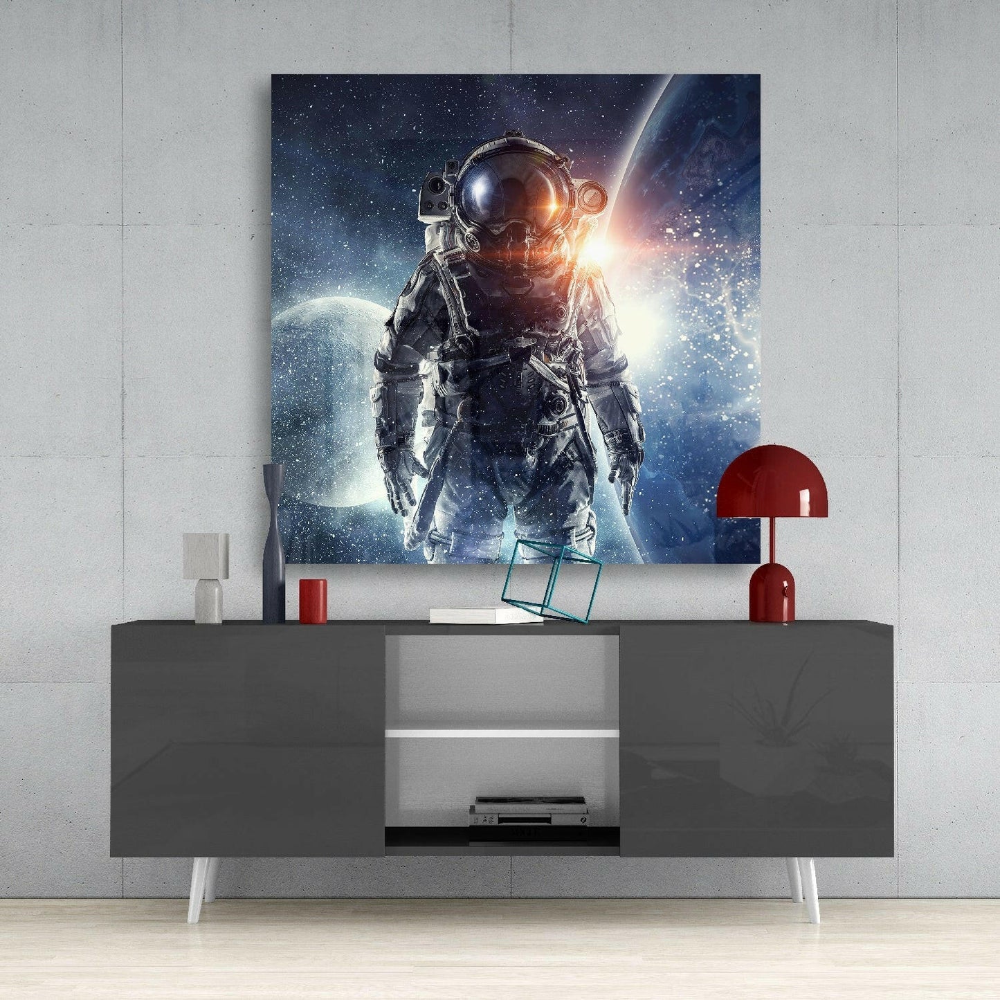Insigneart USA Insigneart USA Astronaut Glass Wall Art