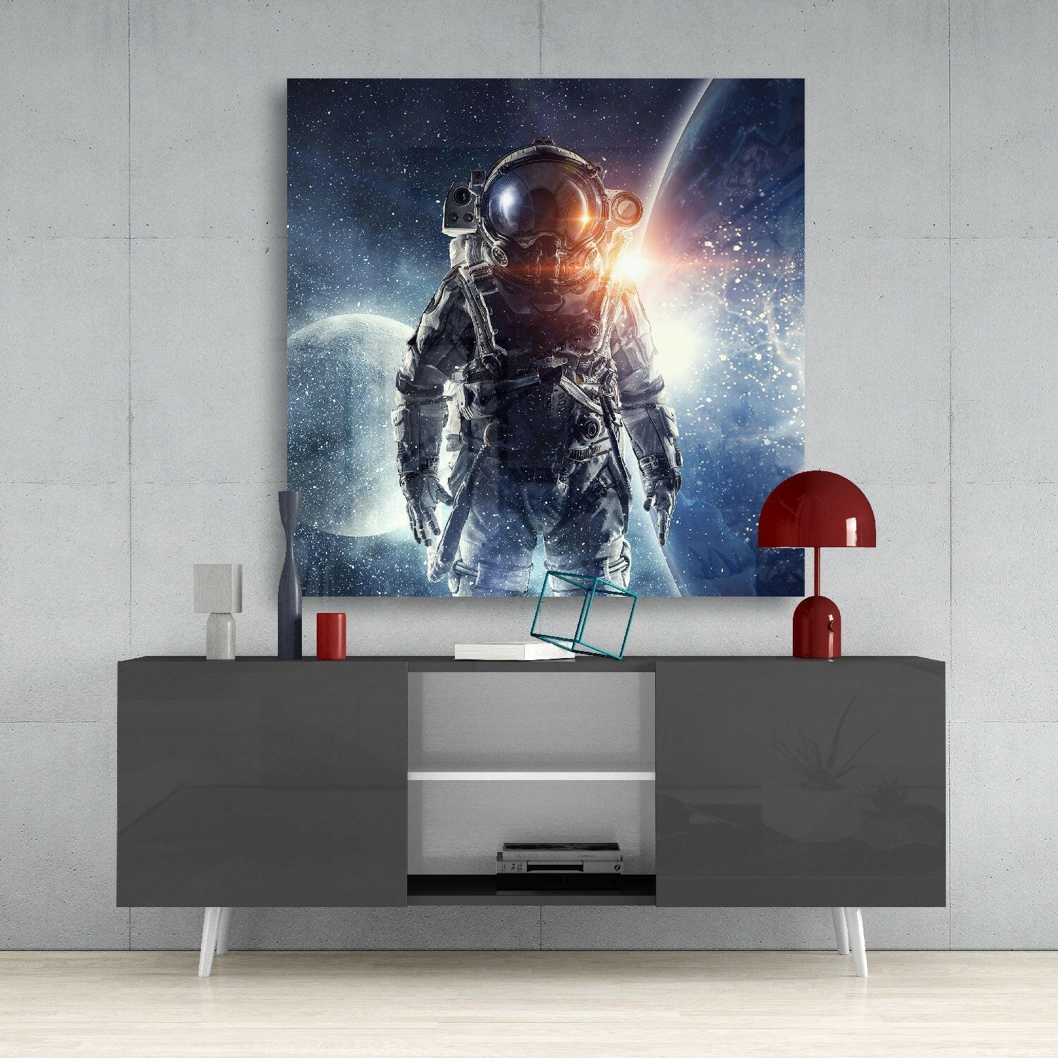 Insigneart USA Insigneart USA Astronaut Glass Wall Art