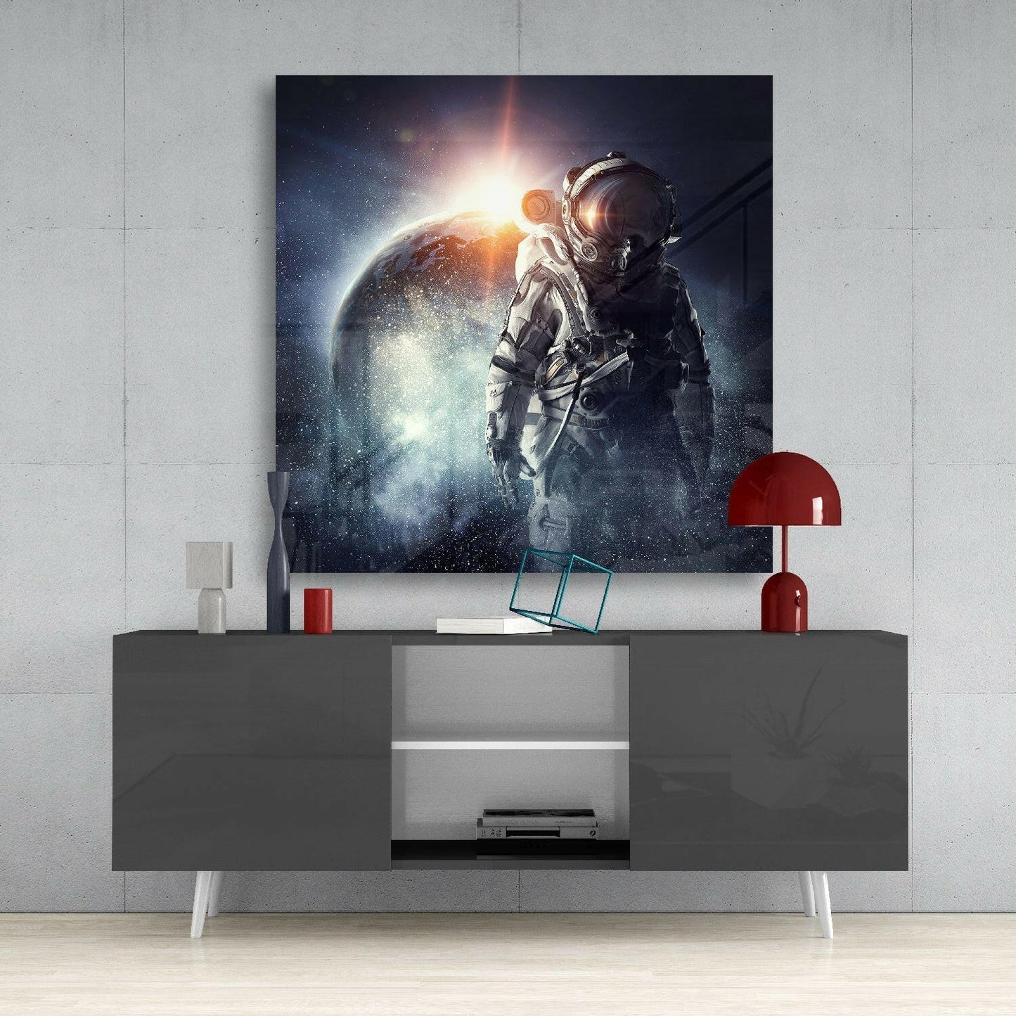 Insigneart USA Insigneart USA Astronaut Glass Wall Art
