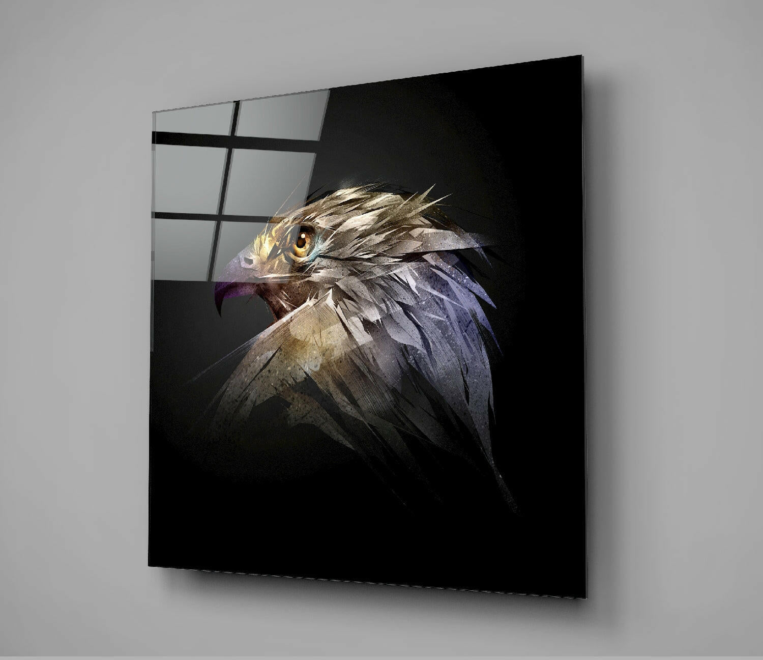 Insigneart USA Insigneart USA Falcon Glass Wall Art