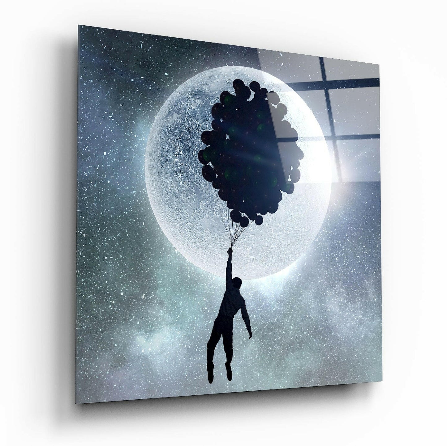 Insigneart USA Insigneart USA Full Moon Glass Wall Art