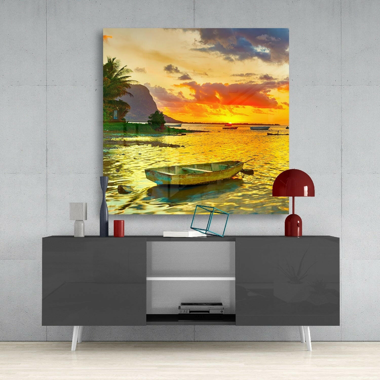 Insigneart USA Insigneart USA Sunset Glass Wall Art