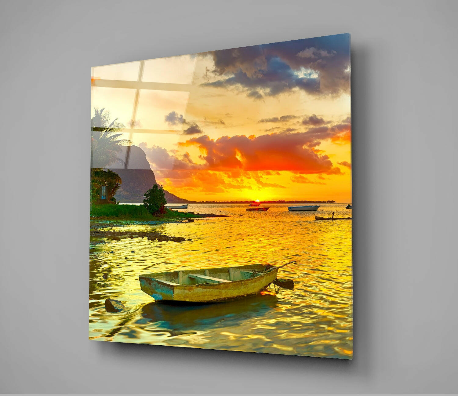 Insigneart USA Insigneart USA Sunset Glass Wall Art