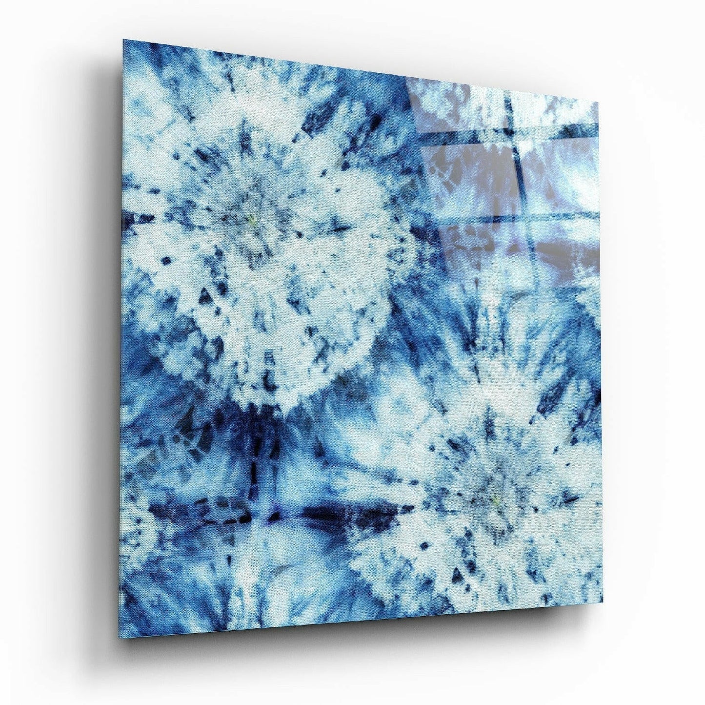 Insigneart USA Insigneart USA Blue Pattern Glass Wall Art