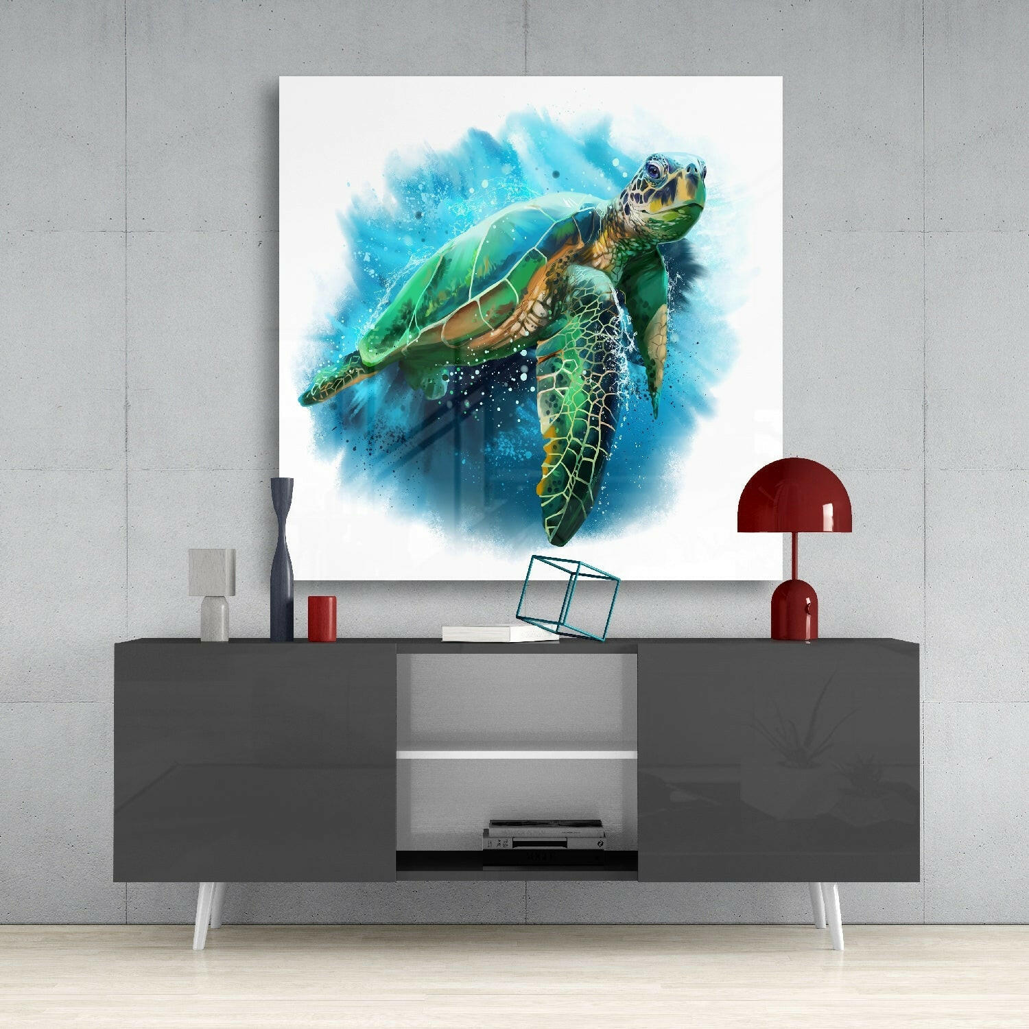 Insigneart USA Insigneart USA Caretta Caretta Glass Wall Art