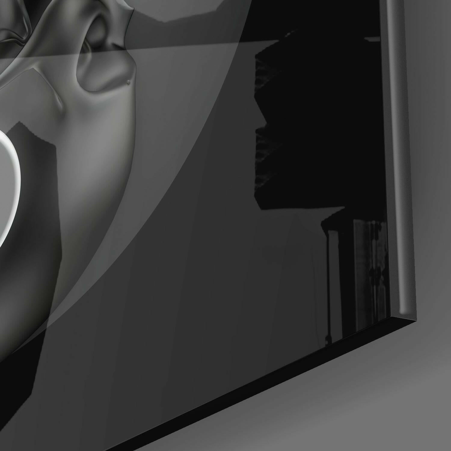 Insigneart USA Insigneart USA Black and White Glass Wall Art