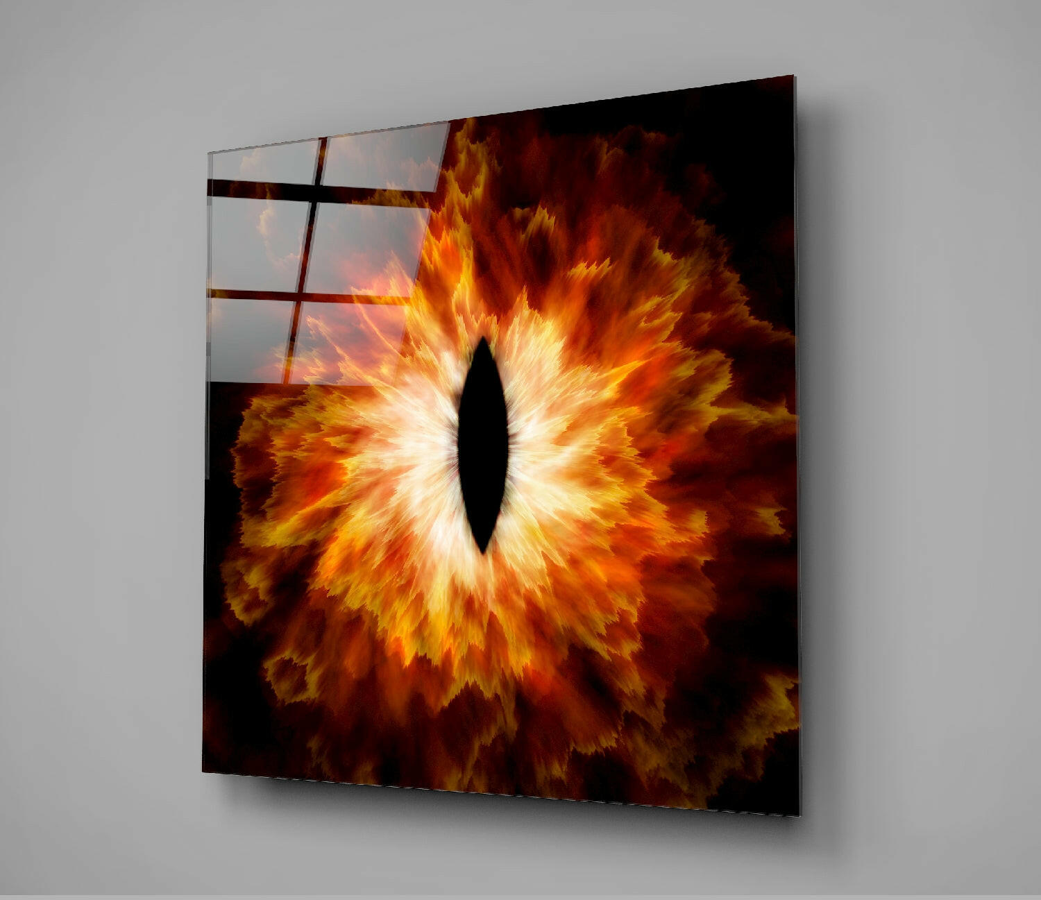 Insigneart USA Insigneart USA Fire Eye Glass Wall Art