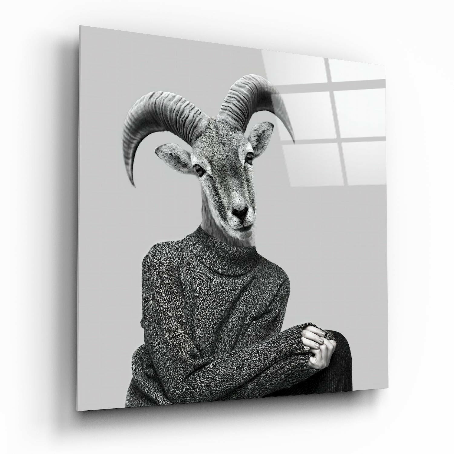 Insigneart USA Insigneart USA Lady Antelope Glass Wall Art