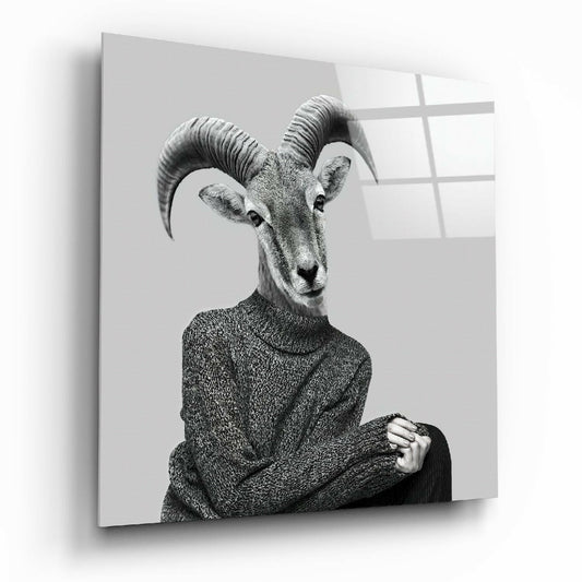 Insigneart USA Insigneart USA Lady Antelope Glass Wall Art