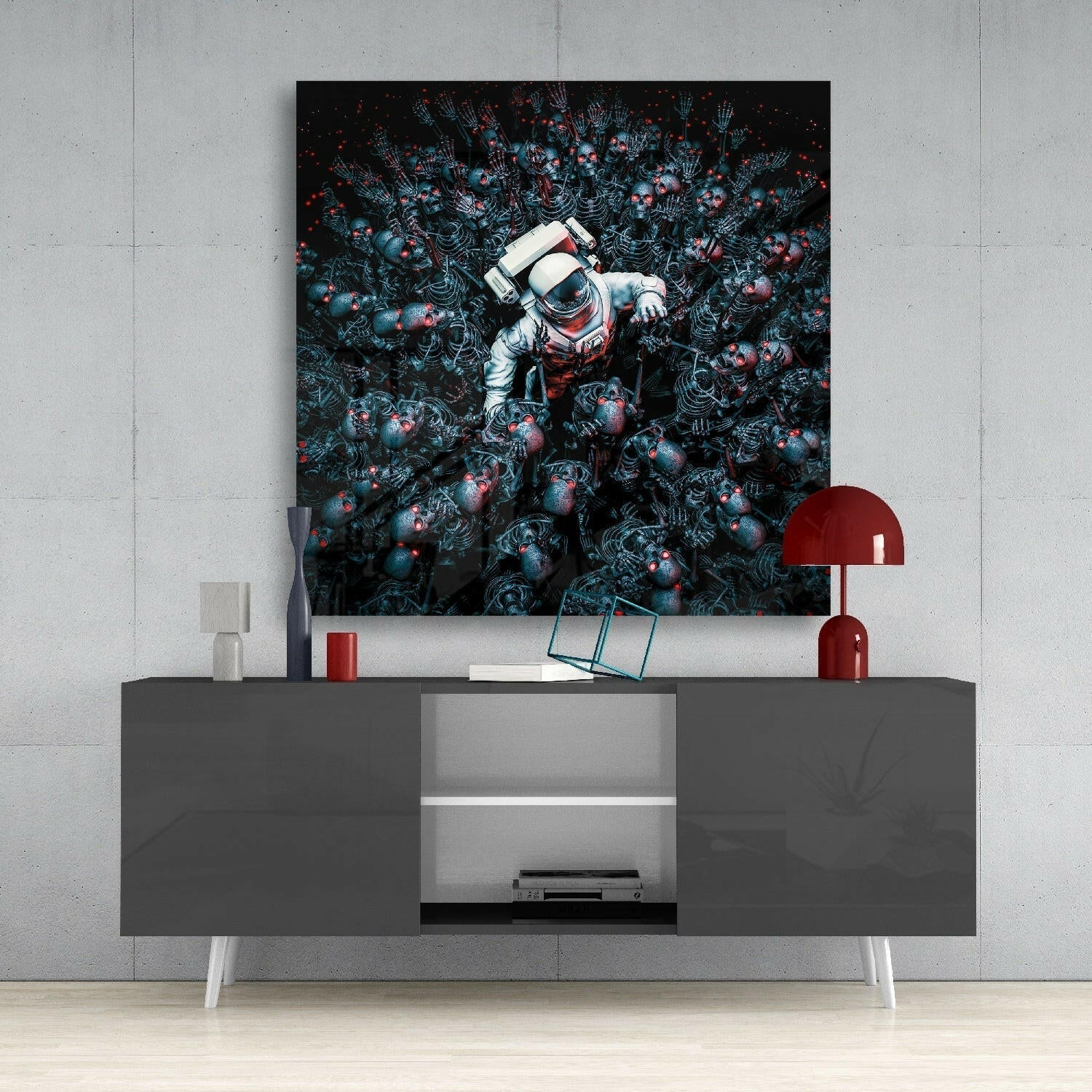 Insigneart USA Insigneart USA Android Cemetery Glass Wall Art