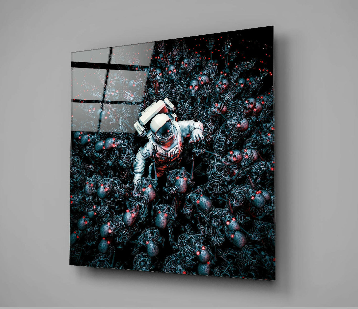 Insigneart USA Insigneart USA Android Cemetery Glass Wall Art