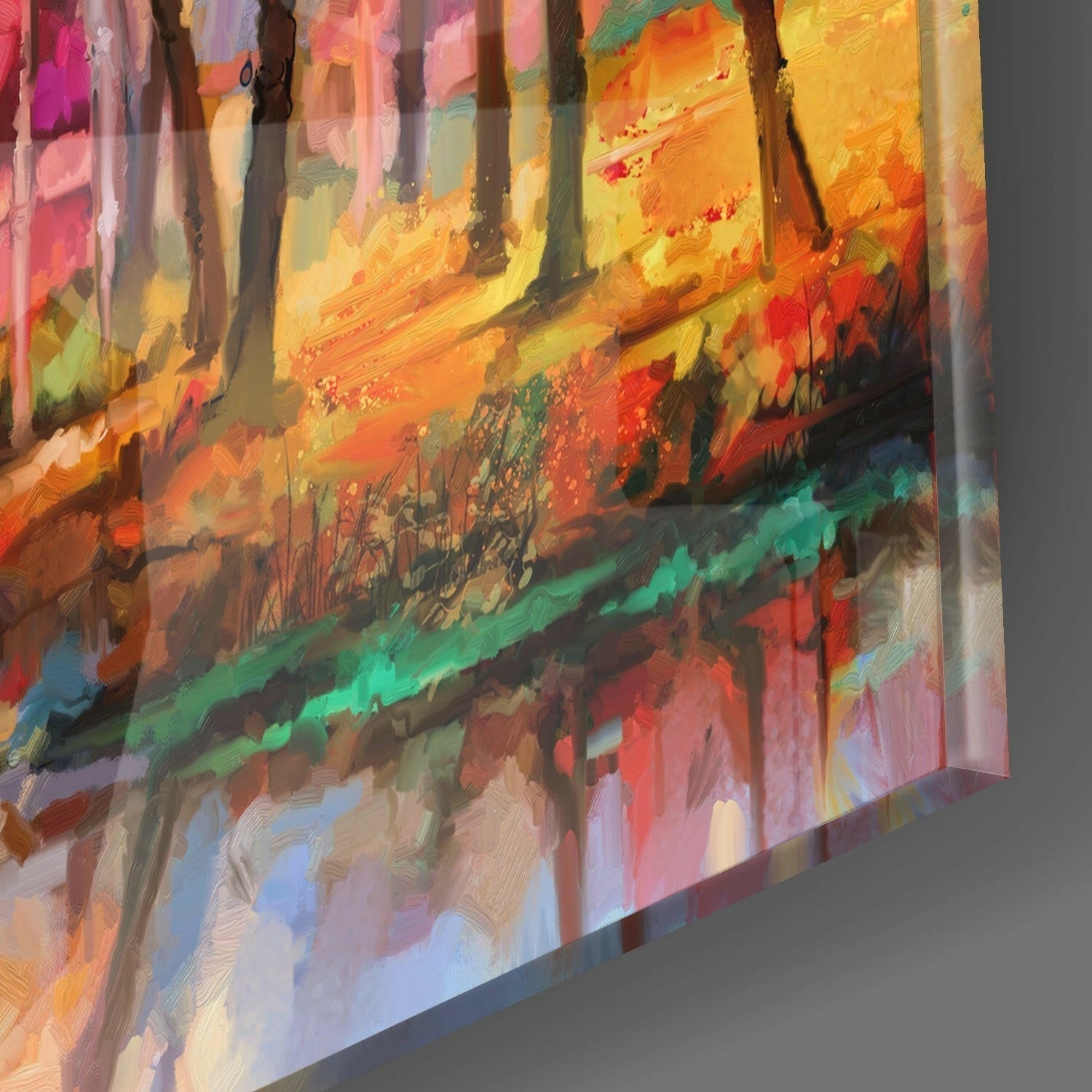 Insigneart USA Insigneart USA Colors of the Forest Glass Wall Art