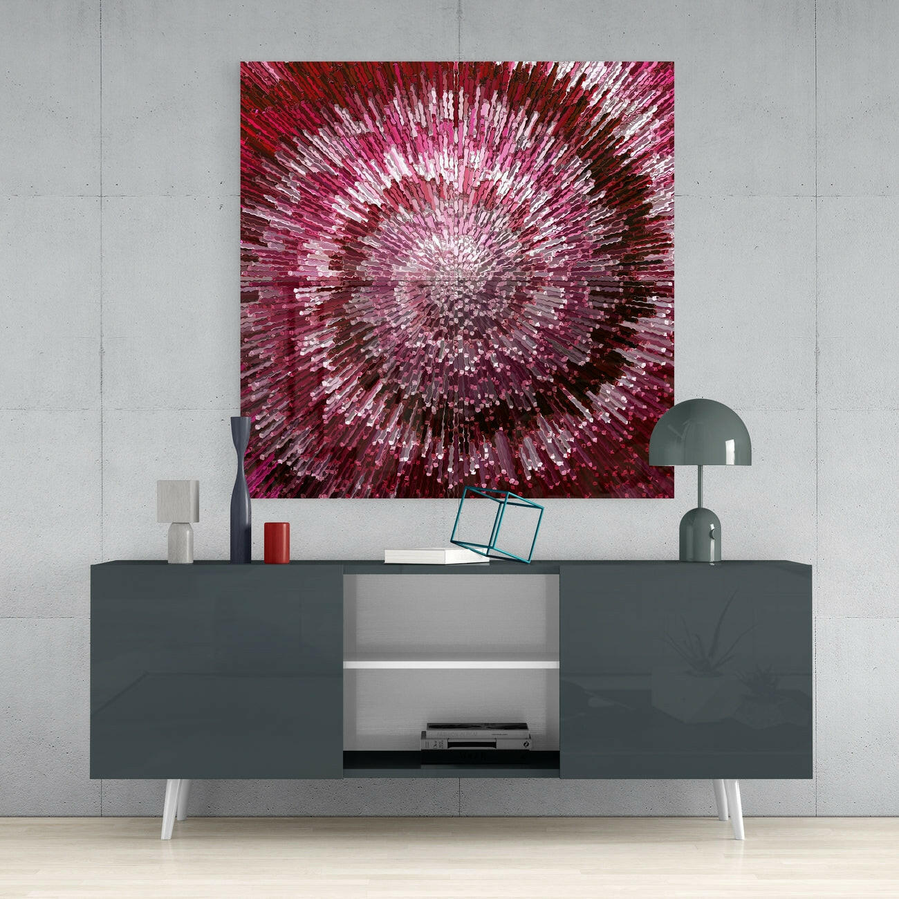 Insigneart USA Insigneart USA Cycle of Red Glass Wall Art