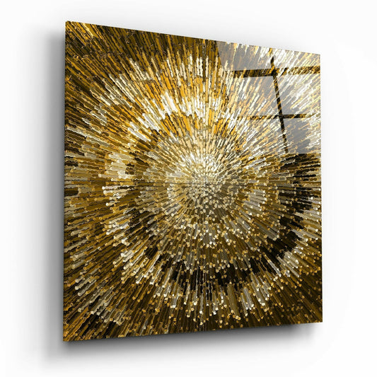 Insigneart USA Insigneart USA Cycle of Yellow Glass Wall Art