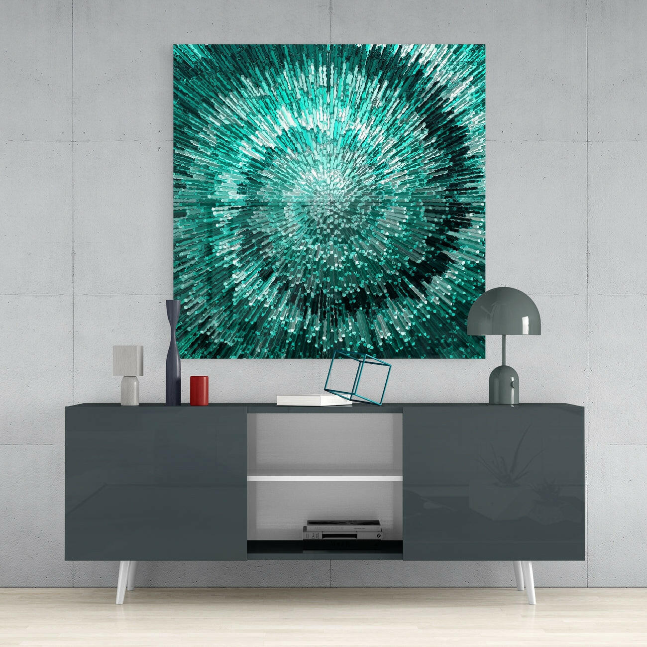 Insigneart USA Insigneart USA Cycle of Green Glass Wall Art