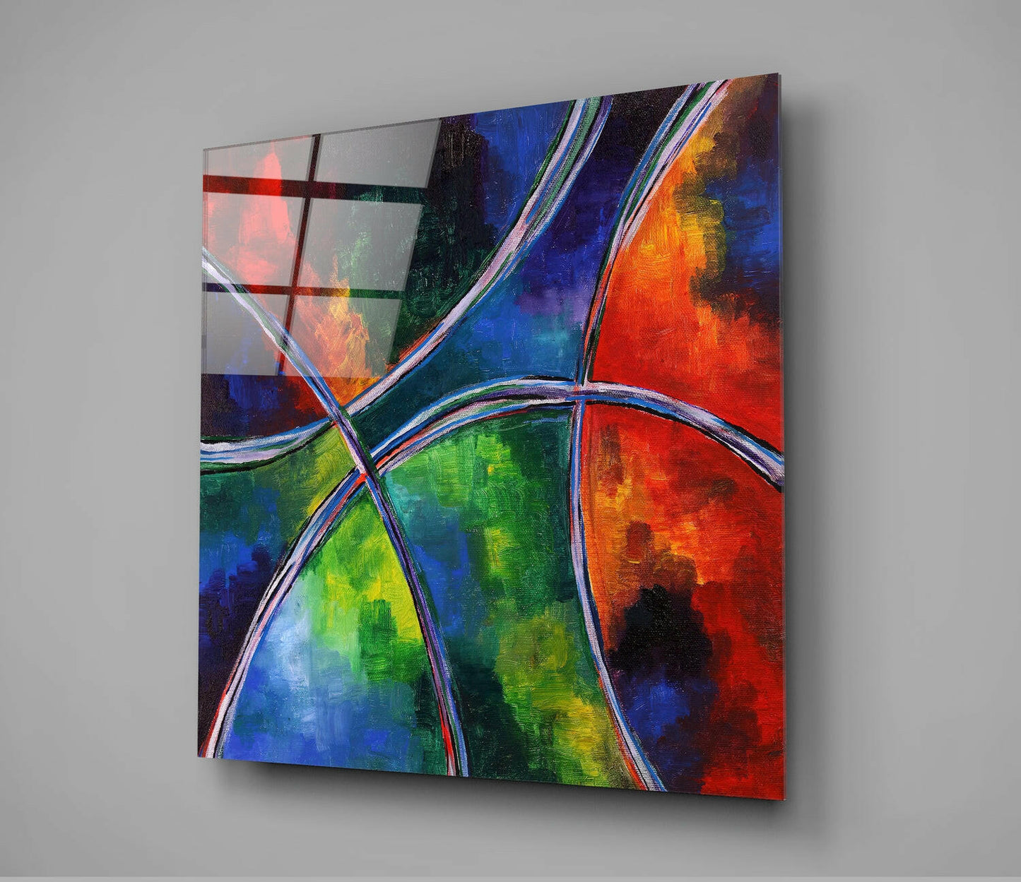 Insigneart USA Insigneart USA Curves Glass Wall Art