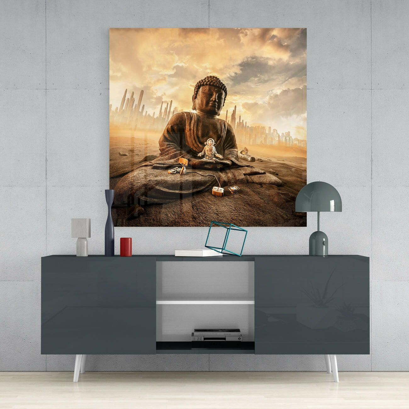 Insigneart USA Insigneart USA Buddha Glass Wall Art