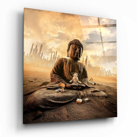 Insigneart USA Insigneart USA Buddha Glass Wall Art