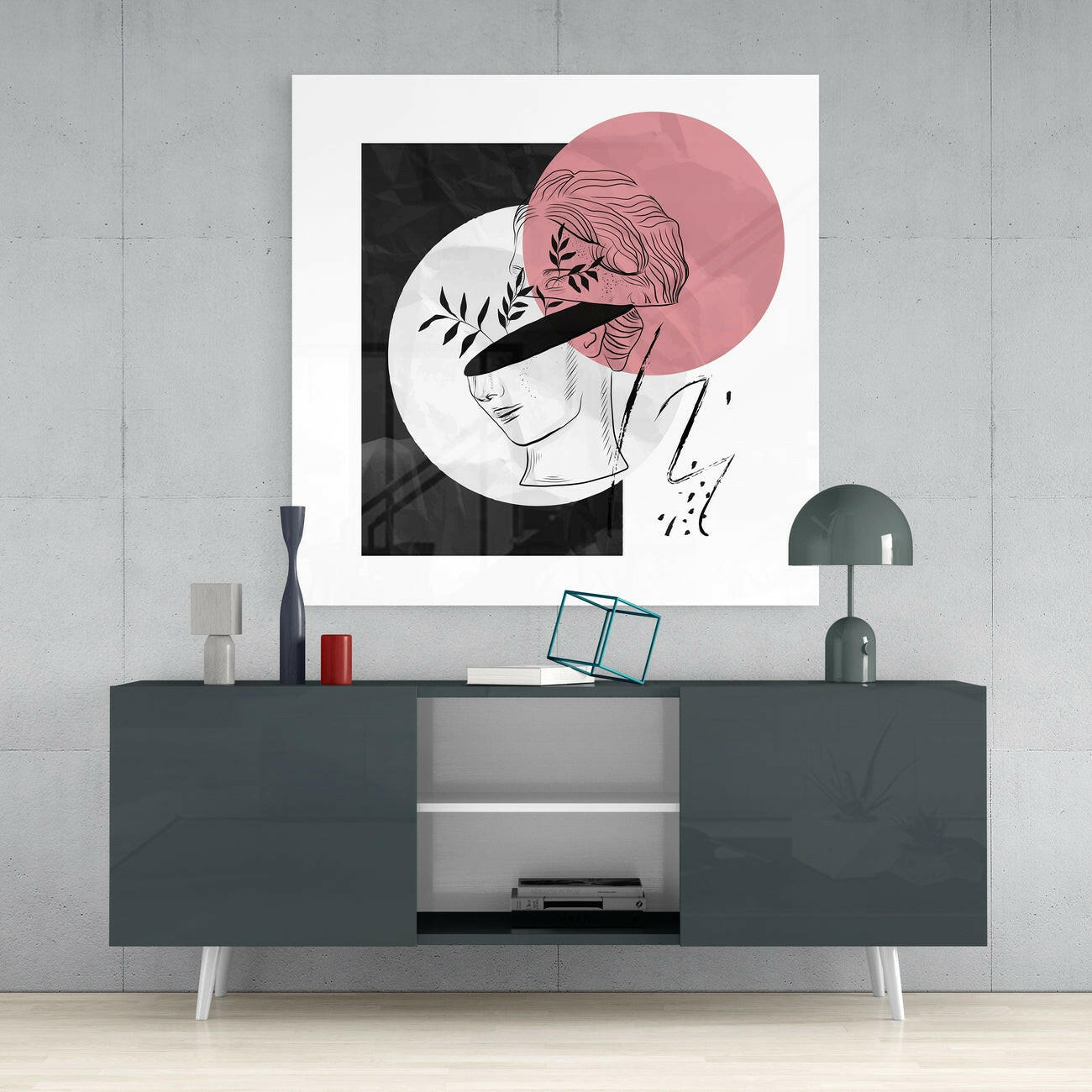 Insigneart USA Insigneart USA Flower Thoughts Glass Wall Art