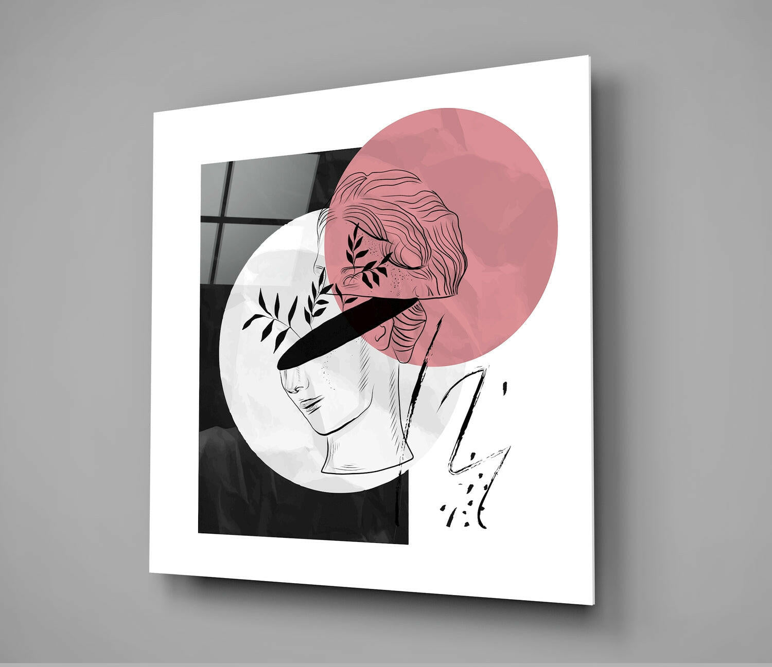 Insigneart USA Insigneart USA Flower Thoughts Glass Wall Art
