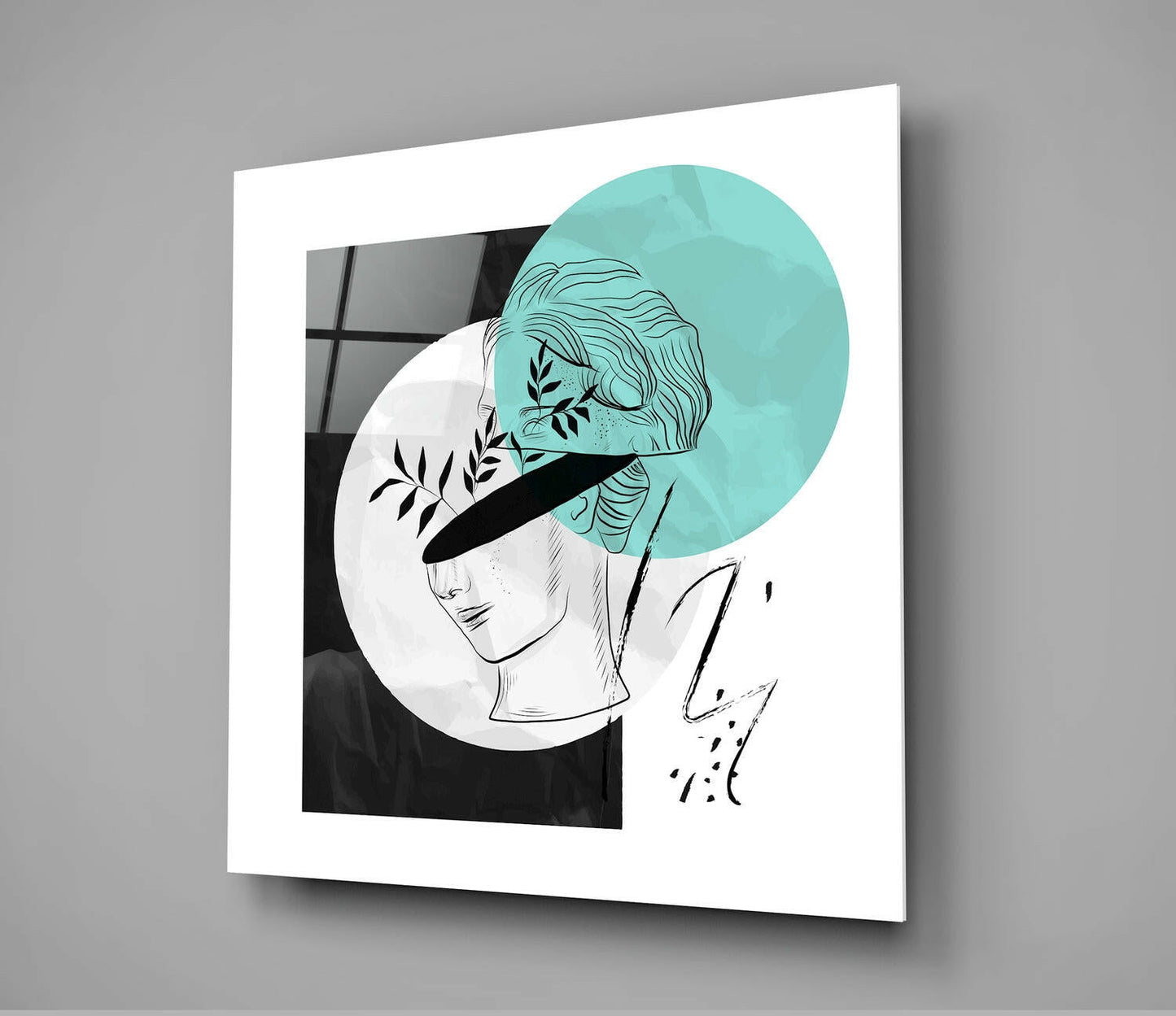 Insigneart USA Insigneart USA Flower Thoughts Glass Wall Art