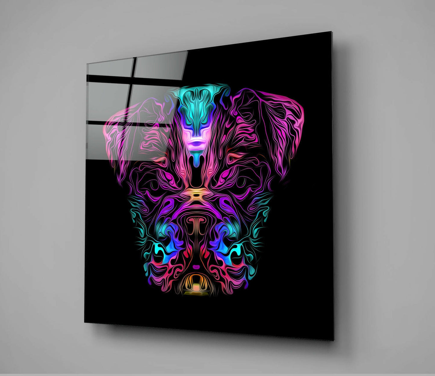 Insigneart USA Insigneart USA Angry Dog Glass Wall Art