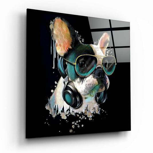Insigneart USA Insigneart USA Punk Dog Glass Wall Art