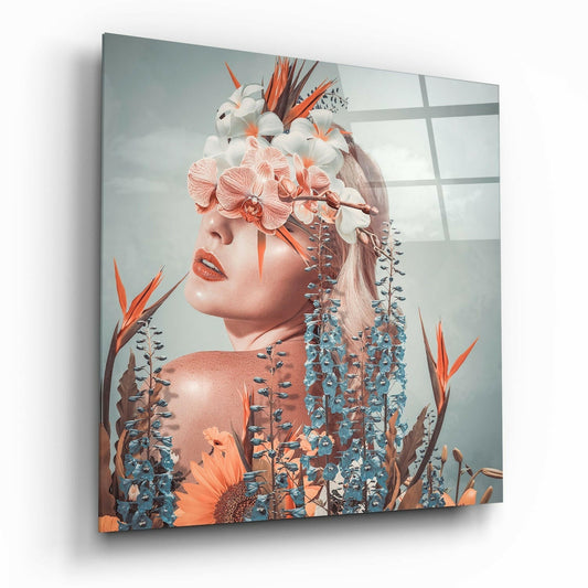 Insigneart USA Insigneart USA In The Flowers Glass Wall Art
