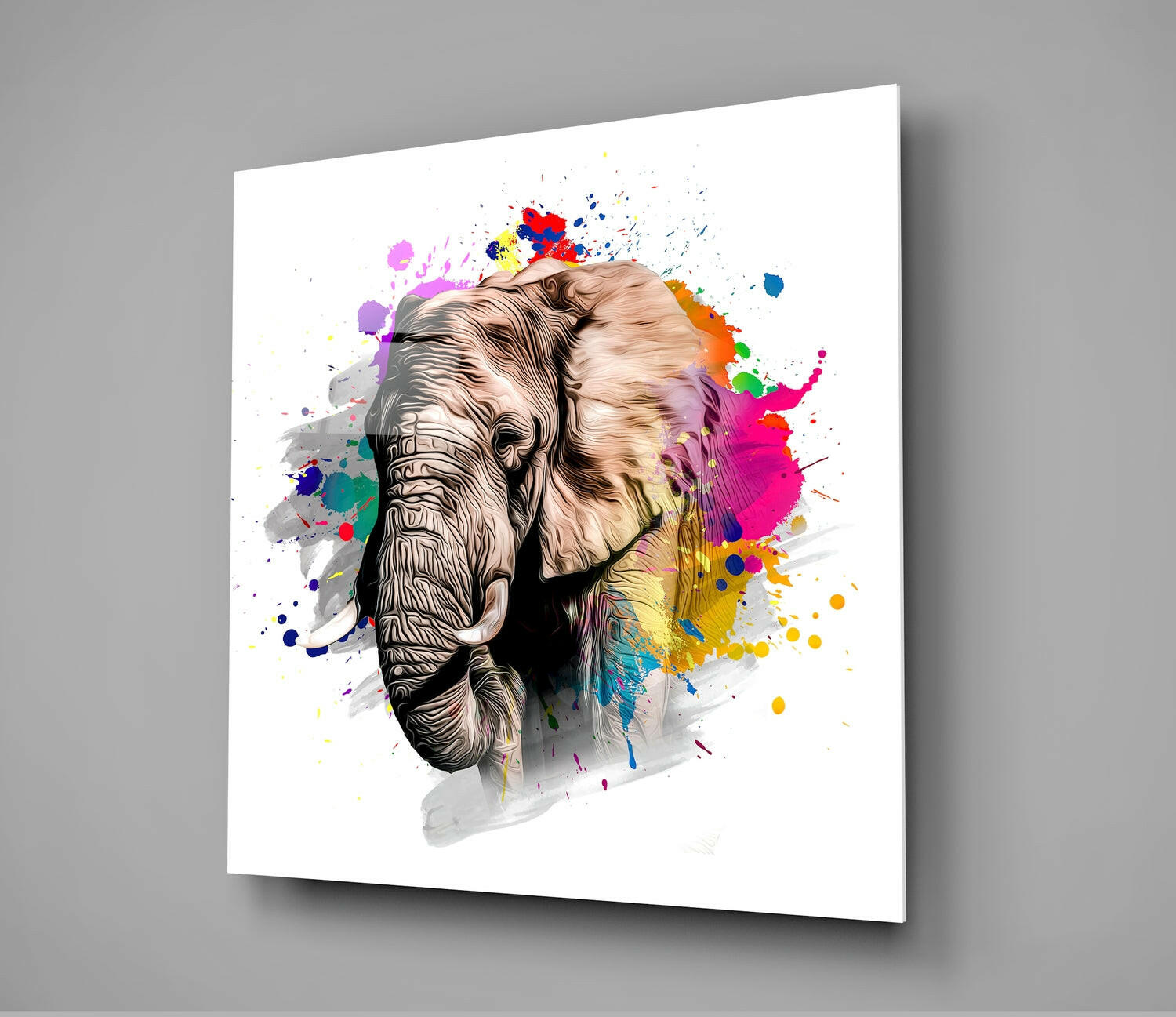 Insigneart USA Insigneart USA Elephant Glass Wall Art