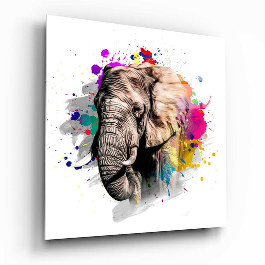 Insigneart USA Insigneart USA Elephant Glass Wall Art