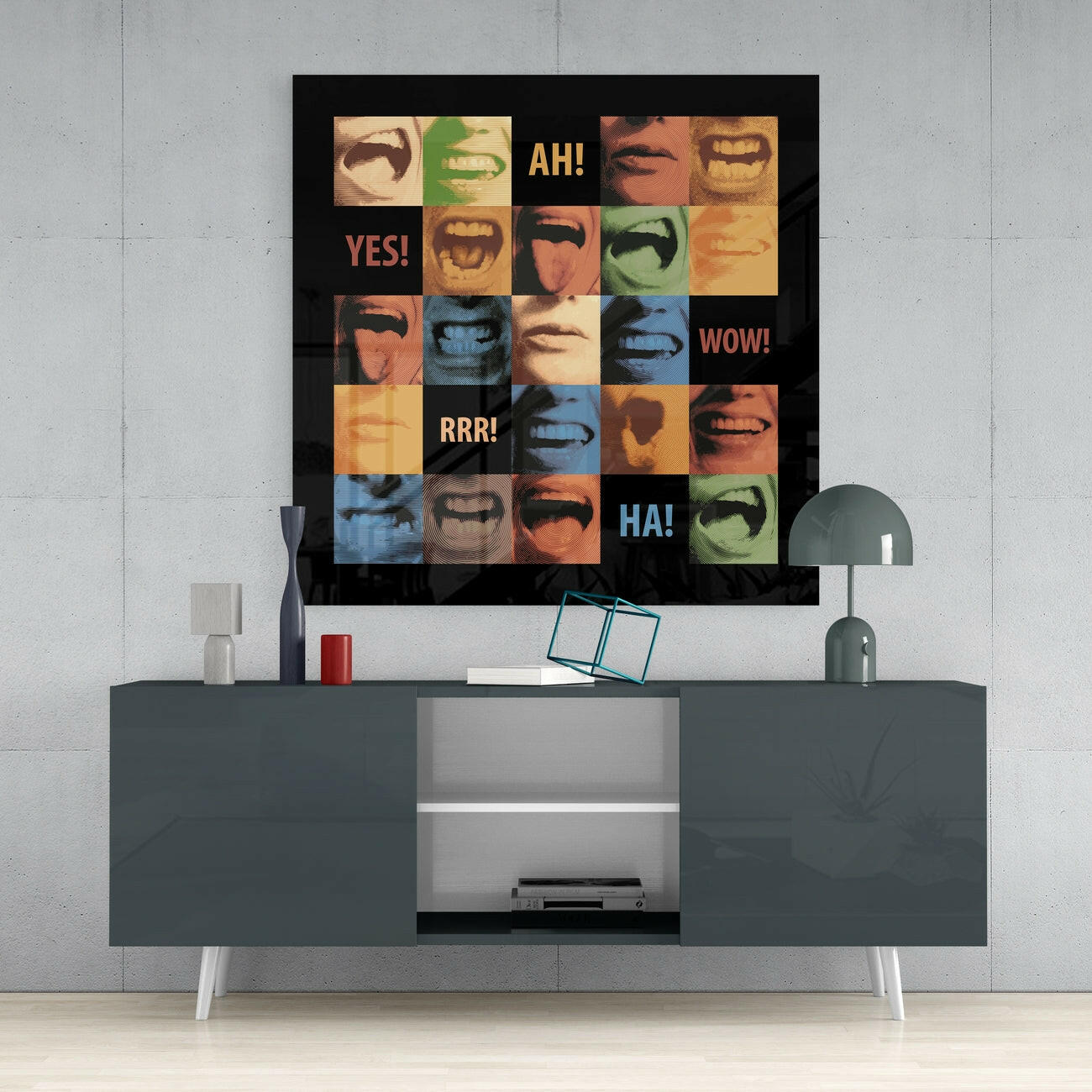 Insigneart USA Insigneart USA Feelings Glass Wall Art
