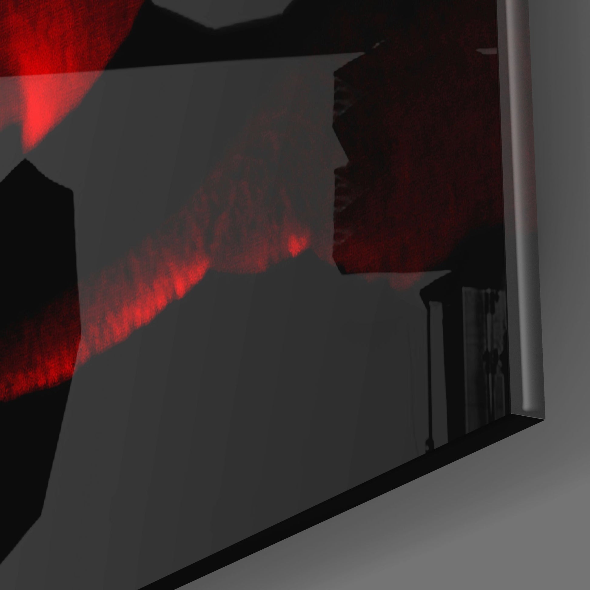 Insigneart USA Insigneart USA Red Rose Glass Wall Art