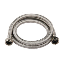 4ft Washing Machine Hose, Stainless Steel, Lead Free