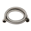 Steam Dryer Installation Kit, Stainless Steel Hose, 6ft Hose with 3/4" FHT 90 Degree Elbow