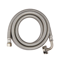 4ft Dishwasher Hose, with 90 Degree FGH Elbow Water Supply Line, Premium Braided Stainless Steel, Lead Free