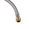 3/4" Push fit x 3/4" FIP, 15" Flexible Water Heater Connector Hose