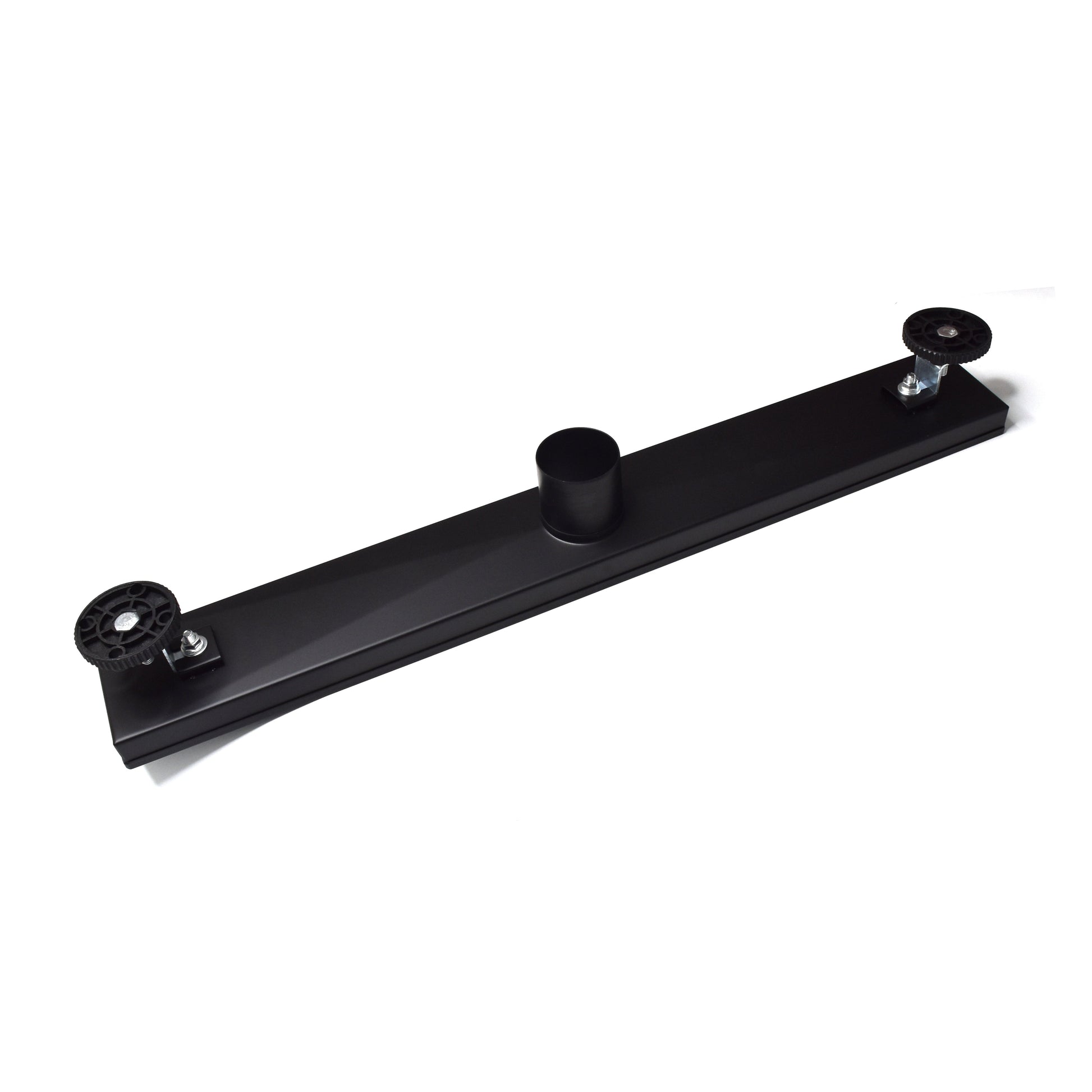 Linear Shower Drain 24" with Removable Grate, Matte Black Polished 304 Stainless Steel Shower Drain, Shower Drain, Floor Shower Drain with Hair Strainer, Adjustable Levelingft Plumbingsell