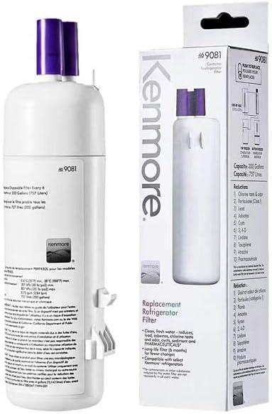 FILTERLO Kenmore Replacement Refrigerator Filter 9081 Cartridge P8RFKB2L |